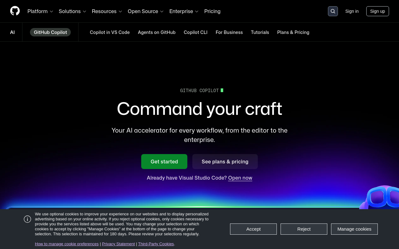 GitHub Copilot screenshot