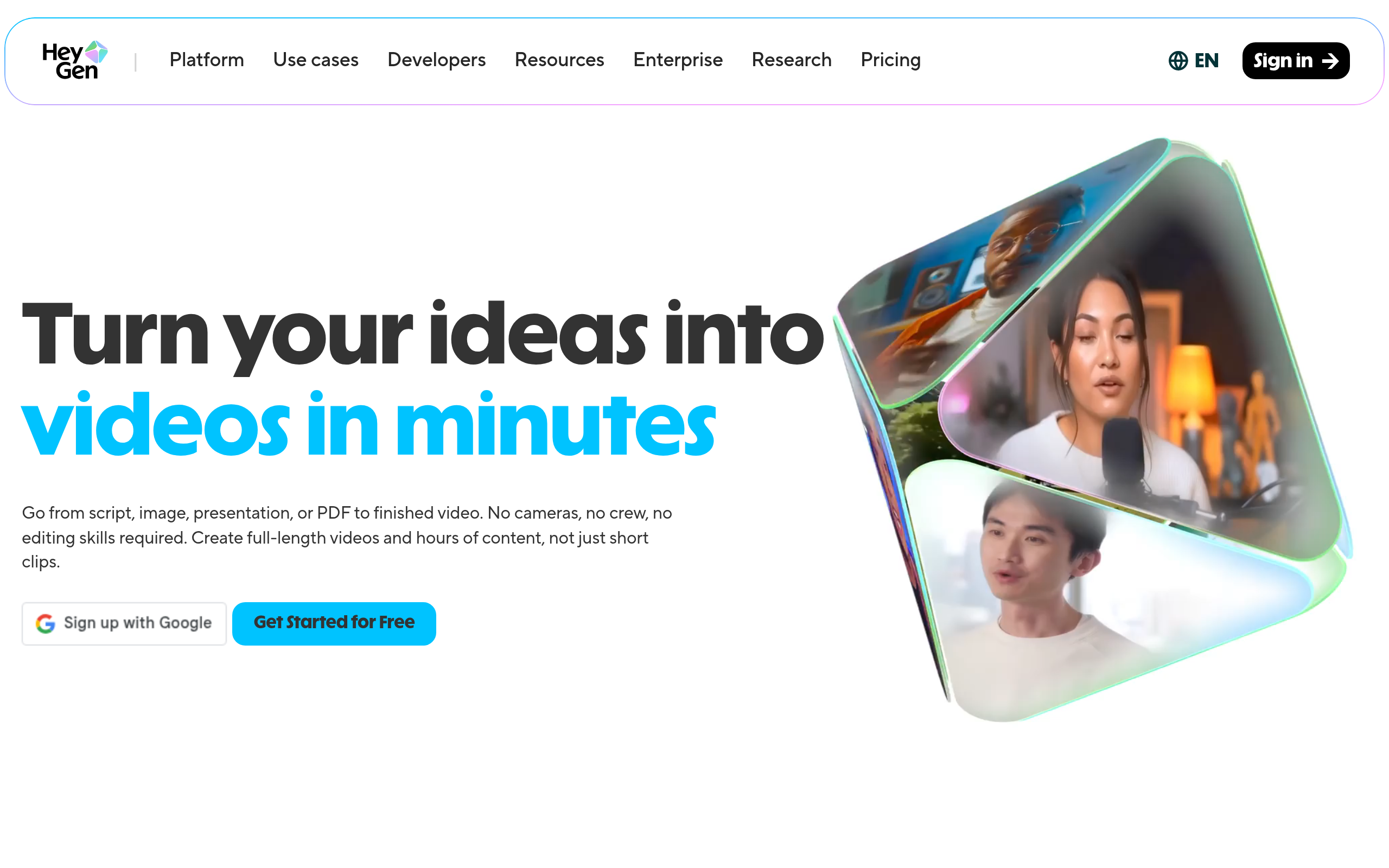 HeyGen screenshot